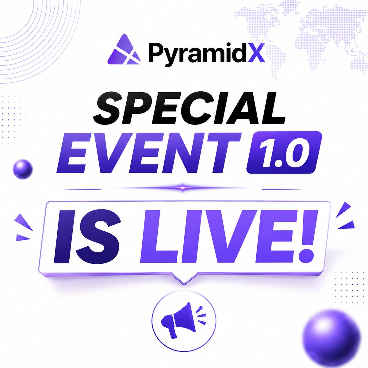 px__network's tweet photo. ๐ฅ Special Event 1.0 Is LIVE!
The wait is over! ๐
Special Event 1.0 has officially started.
๐
1 September โ 30 September
๐ USDT + PX Prizes
โก Complete activities, earn points & climb the leaderboard.
Join the event. Stay active. Win rewards!
#PXNetwork #SpecialEvent #PX https://t.co/UEvnwkiX6b