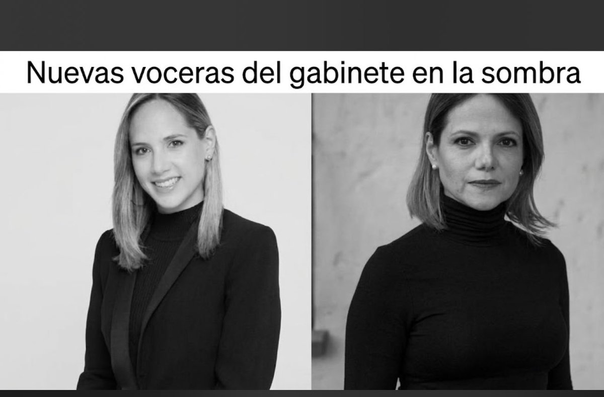 c0lombiaderecha's tweet photo. 🚨 URGENTE

Se conoce quiénes serán las jefes de prensa del gabinete en la sombra del Pacto Histórico https://t.co/BFd8levCC4