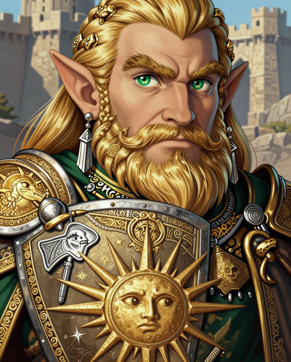 flora_flavia's tweet photo. Dwarf Paladin: small in stature, unbreakable in spirit. https://t.co/4ARCQAQOz2