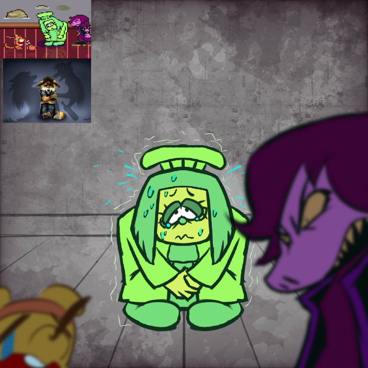 Propirus_Art_23's tweet photo. Poor Green...

#Deltarune #deltarunechapter5 https://t.co/Iu3dxMXjxM