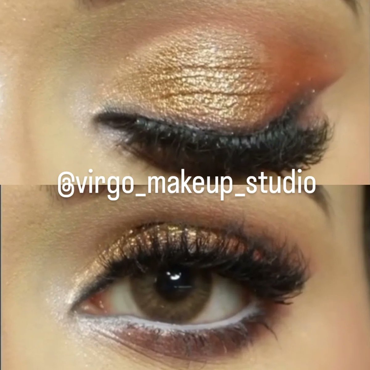 solanoarr's tweet photo. When your invite says glam, show up like this. Warm gold shimmer + burnt orange blend for pure mehndi/walima energy. Gold pop for pics, orange depth for drama. From dholki to after-party, with 8+ hour wear. Karachi party glam bookings open. https://t.co/1Fbtg5QLnI
