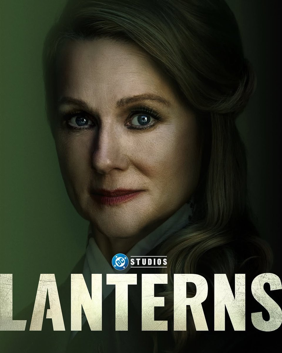 TheDCUFanhub's tweet photo. New character poster of Laura Linney as Lianna in ‘LANTERNS’ 🟢

#Lanterns https://t.co/06lZI0qzVY
