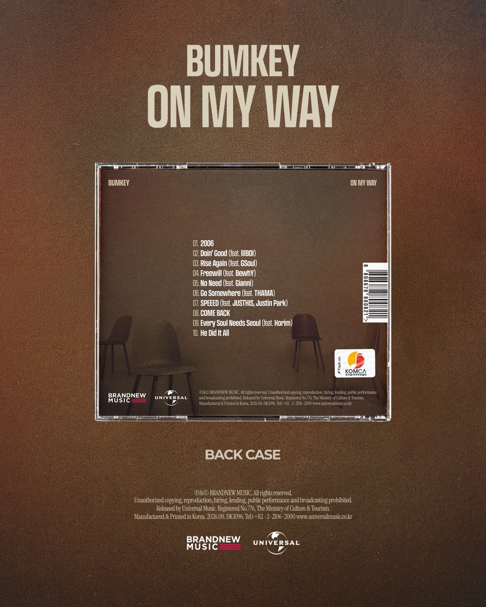 BN_Music's tweet photo. [#범키/📢] 범키 [On My Way] 음반 판매 안내

알라딘🔗 https://t.co/WOciArsFta
예스24🔗 https://t.co/H2Gmf8547a
핫트랙스🔗 https://t.co/bH8ezwRzvR

*상기 판매처를 포함한 각종 온라인 음반 판매 사이트 및 오프라인 음반 매장에서 구매 가능합니다.

#BUMKEY
#OnMyWay
#브랜뉴뮤직 #BRANDNEWMUSIC