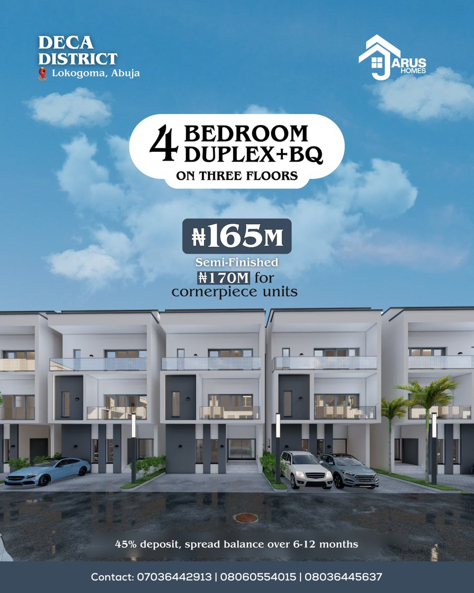 SirJarus's tweet photo. Opportunity to buy units of houses there with flexible payment plan https://t.co/WS87gLObFL