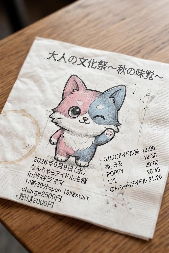 やわらぎめんま（POPPY） / 雌猫2026 🐱やわらぎめんま🐱POPPY（猫） в X: „9/9の予約スタート▶️‼️‼️“ / X