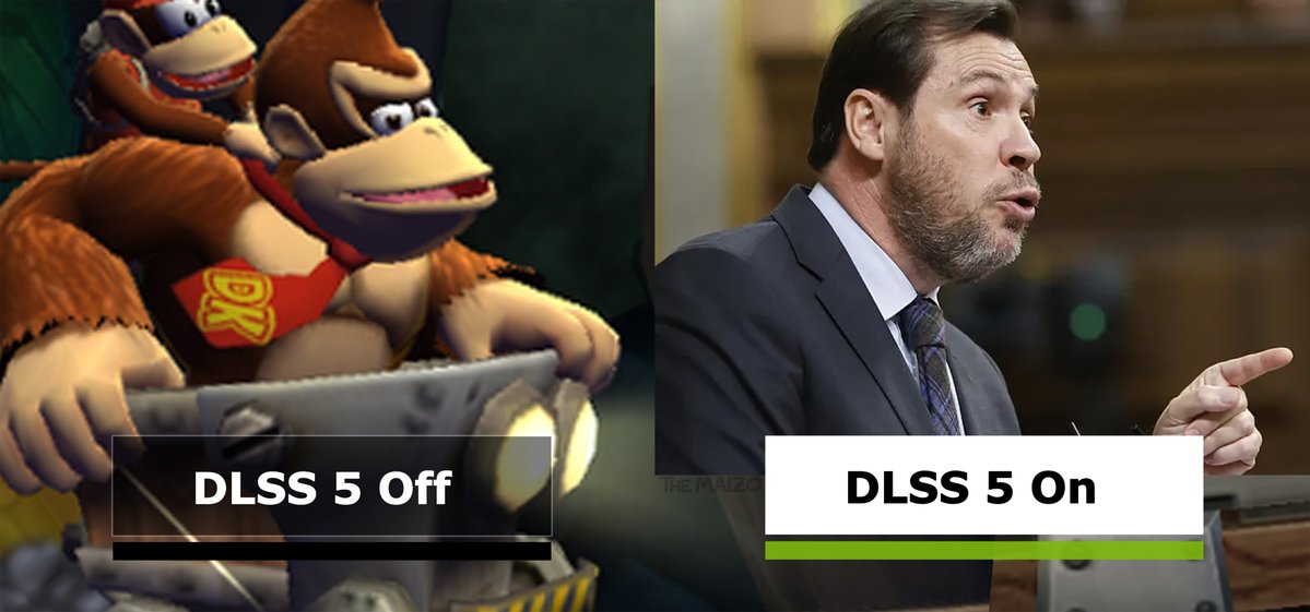 TheMaizo's tweet photo. Es un crimen lo que el DLSS 5 le hace al apartado artístico de los juegos. https://t.co/mMT0HEanUp