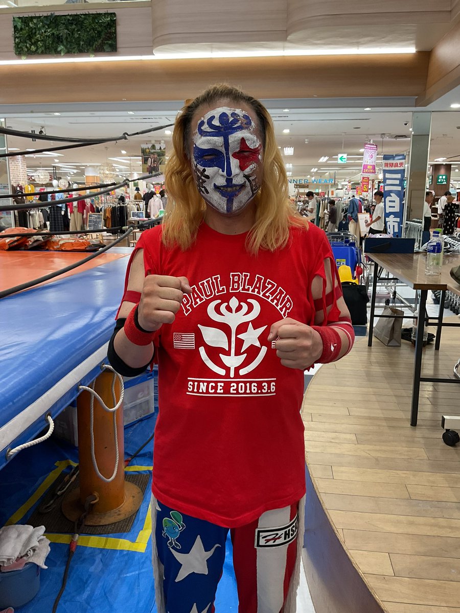 visuck0320's tweet photo. 2026年8月30日❗️#児島大会❗️
試合後❗️ポール・ブレイザーさんに画像を撮らせて頂きました❗️
ありがとうございました‼️
#OPG
#ポール・ブレイザー https://t.co/hTlkYgvOqX
