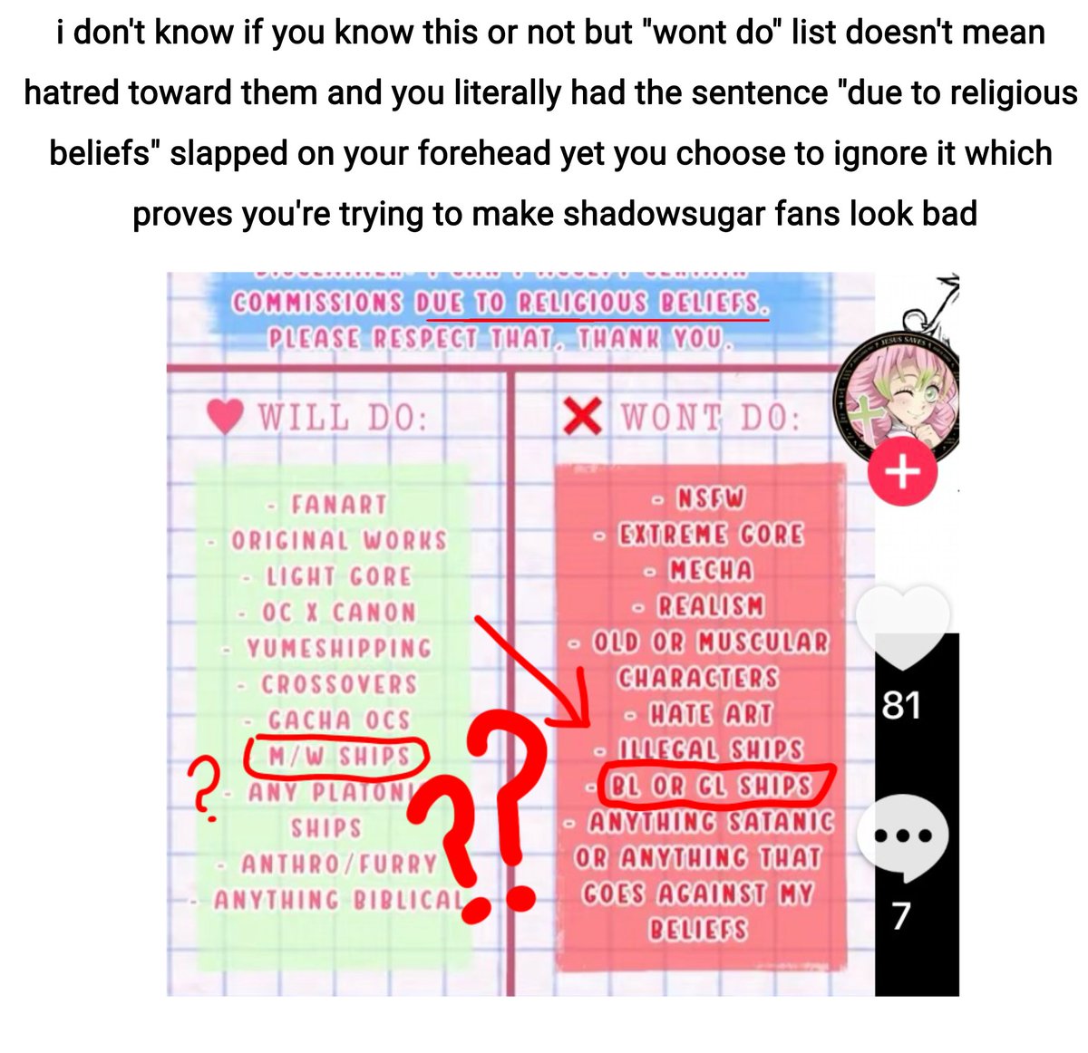 Crumblingsweet's tweet photo. This might be the last time i talk about this person because i have other things to do in my life but i noticed odd behavior about them and i wanted to point it out (1/?) https://t.co/KzwlAE3Qx1