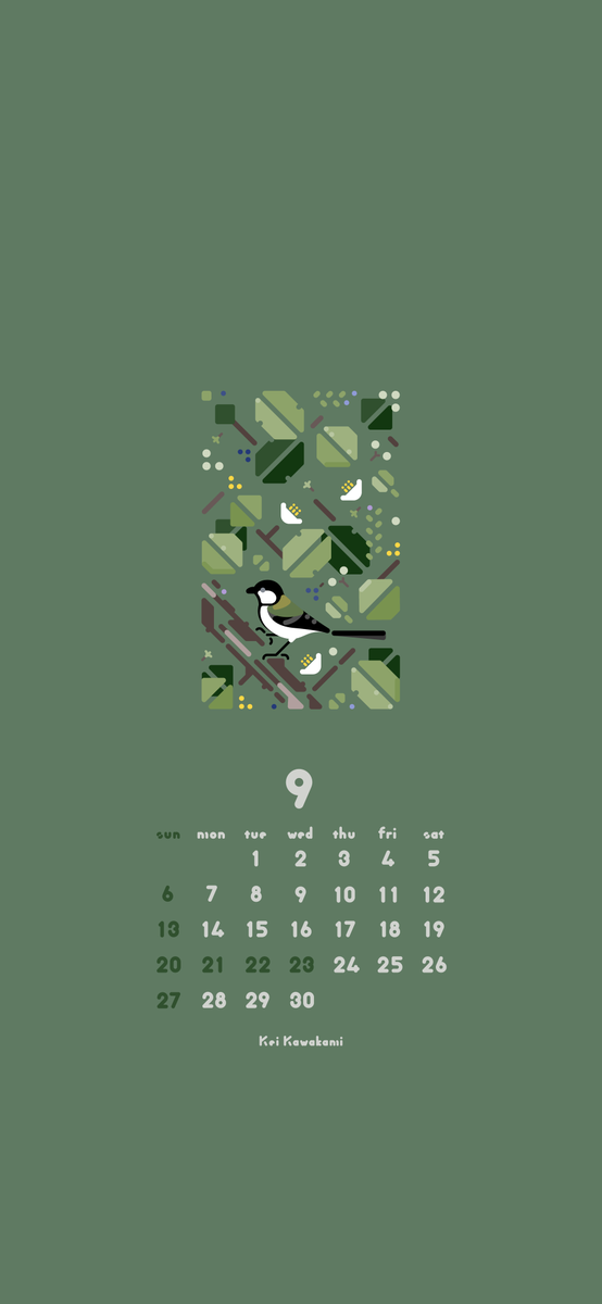 kwkmk_illust's tweet photo. 9月のカレンダーを作りました
ご自由にお使いくださいませ🐦‍⬛ https://t.co/pxnwr4LhPD