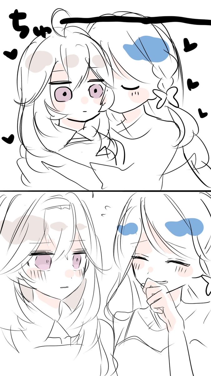 UoxoU_HII's tweet photo. くれるる/🦋🍨

大好きなお友達（@usagi_59 ）に描き合いで貰ったもの^ ̳ᴗ  ̫ ᴗ ̳^⸝꙳.⋆ https://t.co/RWOnPStkJZ