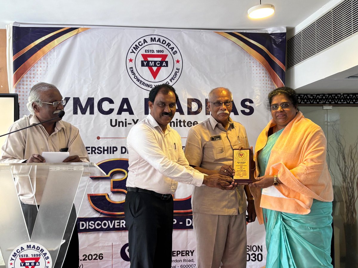 MadrasYmca's tweet photo. YMCA Madras Uni-Y Committee organised the 3D – Discover, Develop &amp; Dedicate Leadership Development Programme on 31 August 2026 at YMCA Vepery. The programme featured inspiring sessions on leadership, personal development, skills and community wellbeing.

#YMCAIndia #YMCAmadras https://t.co/buTyK4Yg1b