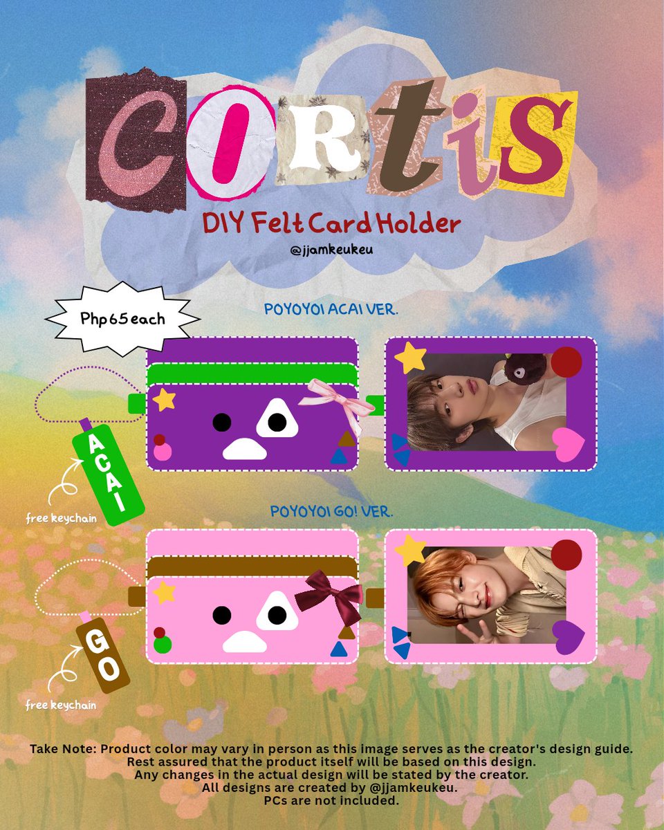 jjamkeukeu's tweet photo. hii! just wanna ask if may inch sa new designs ng felt card holders? i decided to turn the coquette keychain designs into card holders ! 

– i'll start making test products again tonight !
– will quote it here sa twt na 'to once finished ><
– lmk if may inch~
++ https://t.co/KOSeKqqWHc