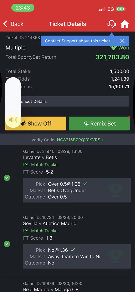 queen_nico64837's tweet photo. @AyPrediction Big win boss. Thanks so much https://t.co/VFRjhDSoyY