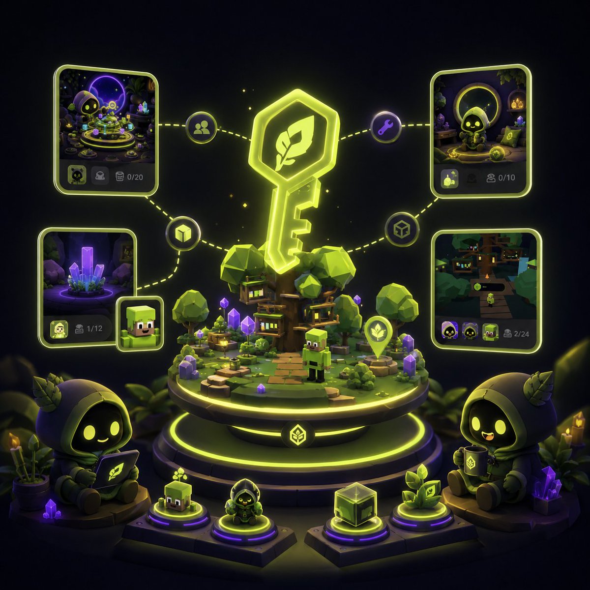 ponsfrensrh's tweet photo. Room Keys, custom worlds, social tools, community rewards.

They’re all pieces of the same idea: make online communities feel more alive. 💚

Not just somewhere to scroll.

Somewhere to belong, build and come back to. https://t.co/JkOFVZ9Jqu