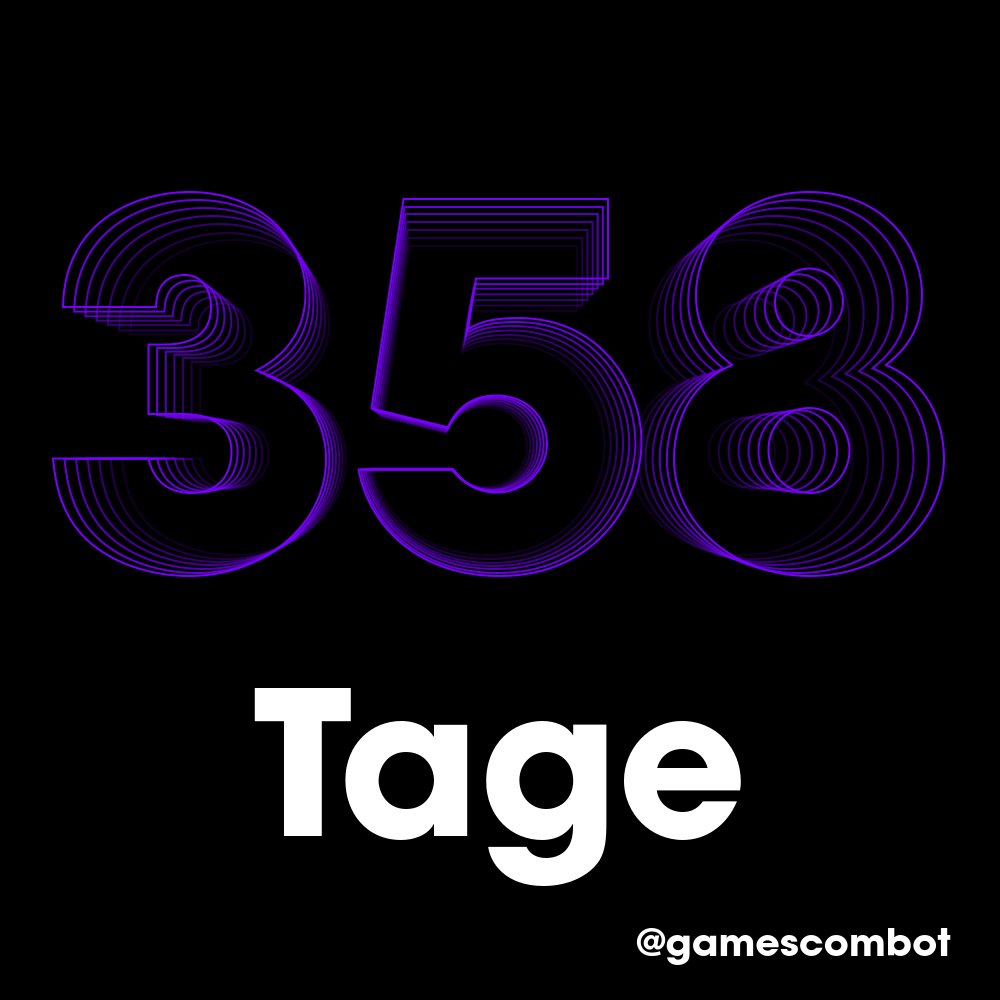 gamescombot's tweet photo. Es sind noch 358 Tage bis zur #gamescom 2027! https://t.co/yTfPSylFP3