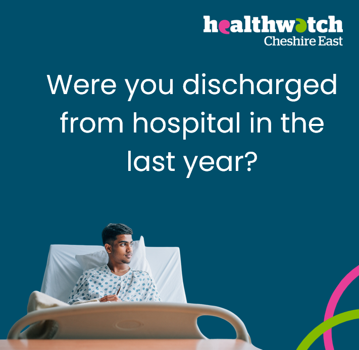 HealthwatchCE's tweet photo. If you had to spend more time in hospital than you needed to, we want to know why. 

Take our survey and help us to make the hospital discharge experience better for everyone.

Click on this link to learn more: https://t.co/JmtPSwm4w0 https://t.co/JunC2zGyft