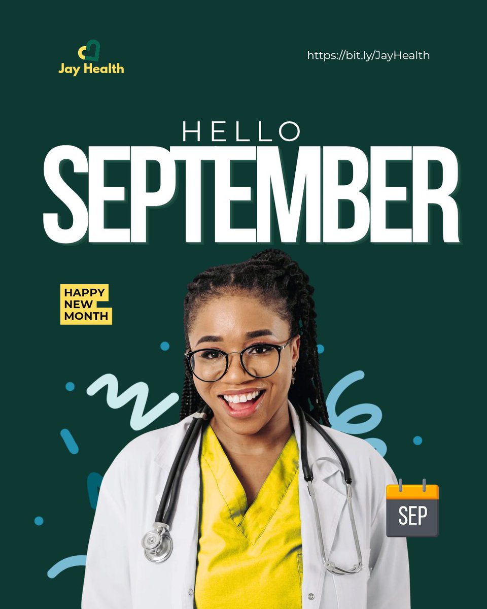 _theJayHealth's tweet photo. Happy New Month from Jay Health!
This September, don't just wait for opportunities, prepare for them.
Build. Connect. Grow.
Here's to new possibilities!
#WelcomeSeptember #JayHealth https://t.co/8XnDeVxhJc