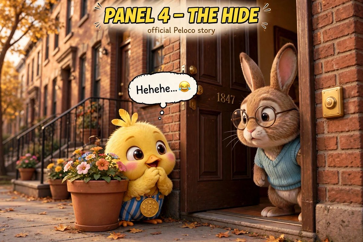 PelocoCoin's tweet photo. 🐣🔔 Every story has a first day.

This is mine.

One little bird.
One doorbell.
One questionable decision. 😂

The story begins here. 🪽💛 https://t.co/Iy34XuwKWc