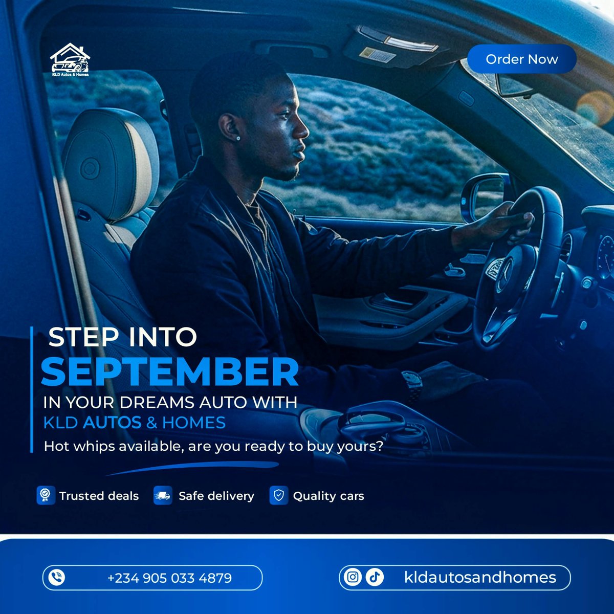 k_autos1's tweet photo. Happy New Month, September!💙✨

New month▪︎ Fresh goals▪︎Bigger moves▪︎

Quality cars▪︎Trusted deals▪︎ Safe delivery▪︎

Call/WhatsApp: +234 905 033 4879 🇳🇬

🔗 Join our community for car deals, updates &amp; buying insights:
https://t.co/vCmAsKSWxj⁠�

#fyp #Newmonth #v https://t.co/JlaBhM73ri