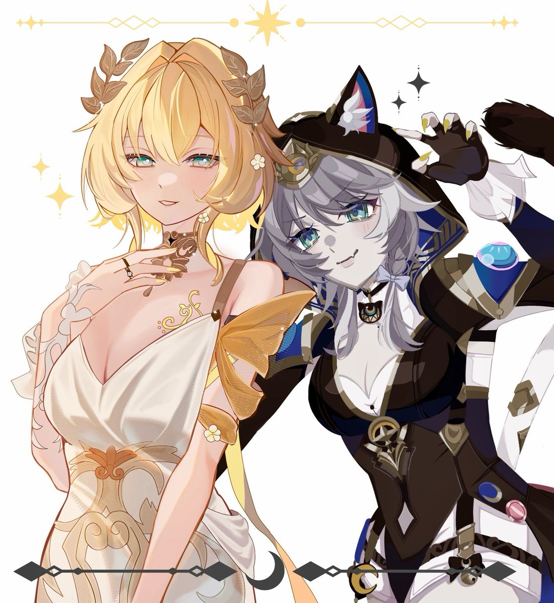 unimaru_sann's tweet photo. めるちゃん（@mellie___39 ）とサフェアグで合作しました！楽しかった︎💕︎ https://t.co/gbQJZngdiE