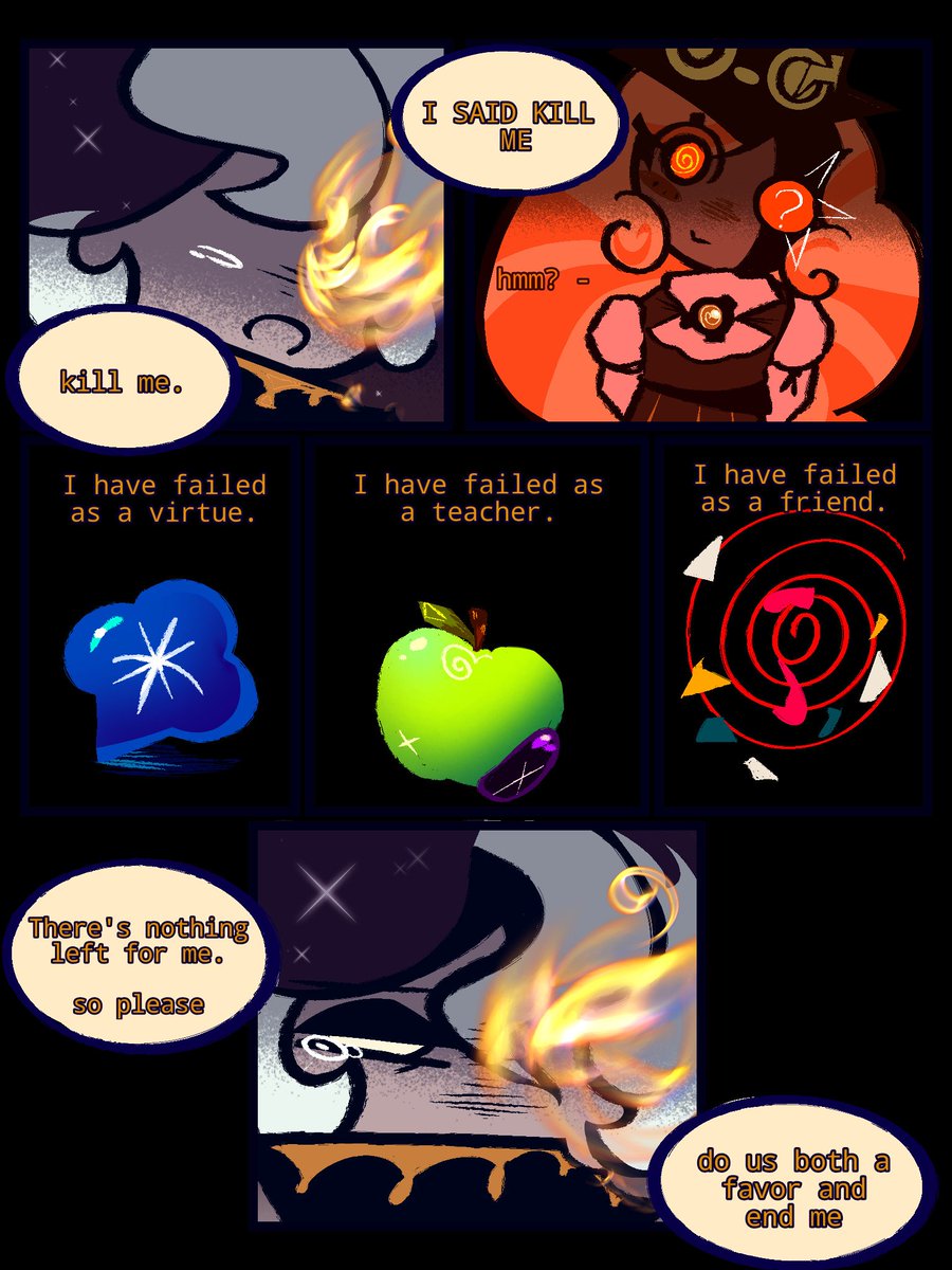 Ihaveamouthbut's tweet photo. CRK au comic I never posted to Twitter plz ignore Timekeeper's bad looking proportions
#crk #cookierun #crkau #fountofknowledge #shadowmilkcookie #timekeepercookie #cookierunkingdom #TBDau #Itoldyoutherewasangsteventually https://t.co/3Hp7x6kU7o