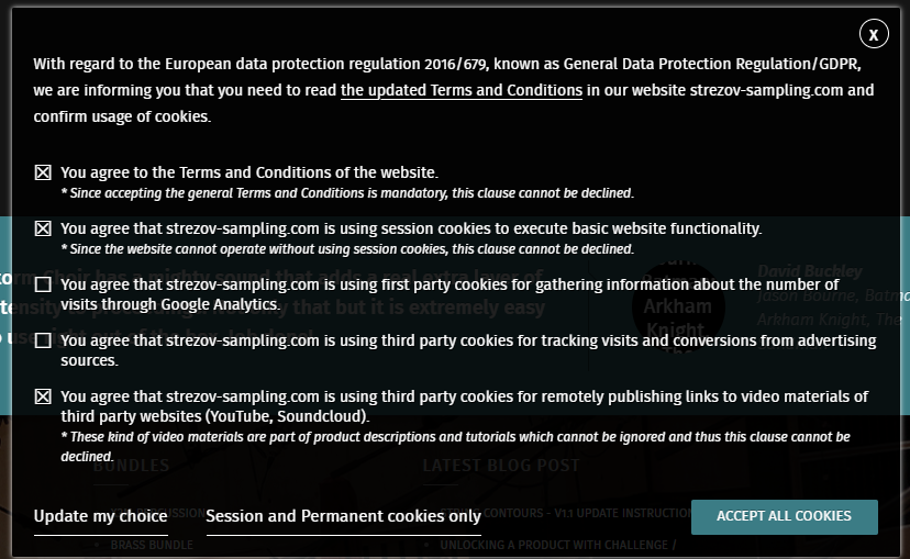 StrezovSampling's tweet photo. Belated apologies to everyone!
Fixed reported visibility bug on our new site's cookie popup (new vs old site images for reference). 
Open the link 👇, scroll to the bottom of the page, choose "Update my Cookies Policy choice" and rid yourself of unwanted cookies :)
Love you all! https://t.co/d9DTicQ2N6