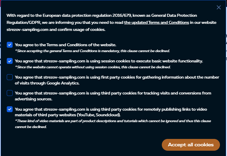 StrezovSampling's tweet photo. Belated apologies to everyone!
Fixed reported visibility bug on our new site's cookie popup (new vs old site images for reference). 
Open the link 👇, scroll to the bottom of the page, choose "Update my Cookies Policy choice" and rid yourself of unwanted cookies :)
Love you all! https://t.co/d9DTicQ2N6