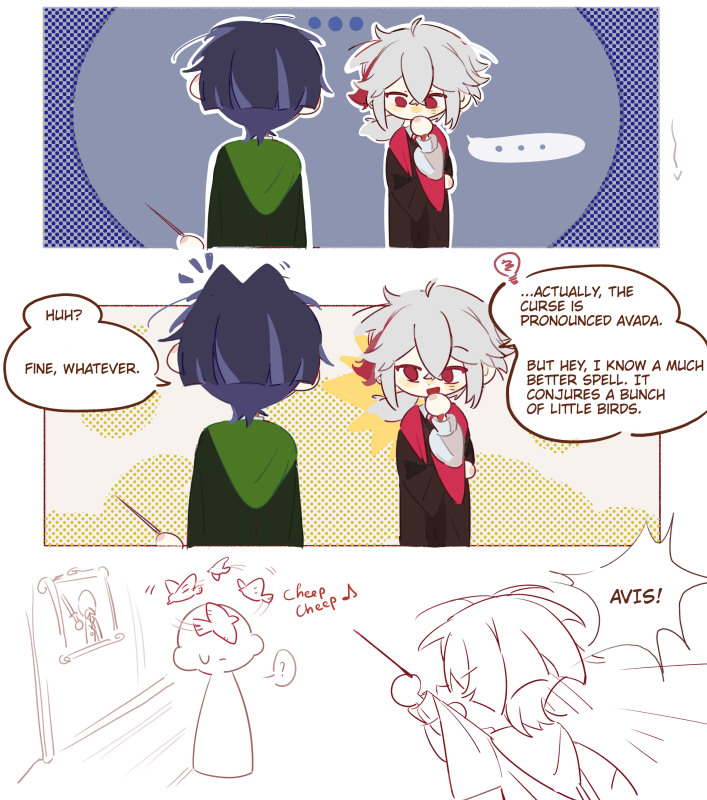 kchhnz's tweet photo. i really love HP au uwu
#kazuscara https://t.co/9wi0nRmo0v