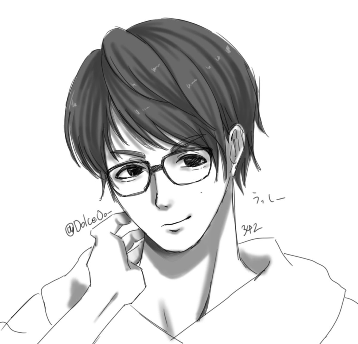 Dolce0o_'s tweet photo. 初描き！難しいー
#牛沢 https://t.co/qQ1aWaI7Nw