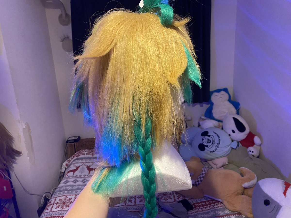 ento_cos's tweet photo. 擬人化アハウのウィッグも出来た😶 https://t.co/XHErYgo4ZM