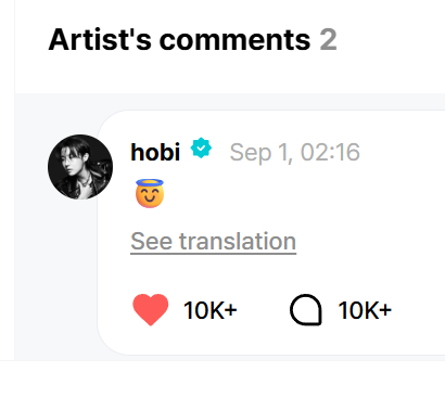 Seoul_ItalyBTS's tweet photo. 🗨️𝔀🌟 #Weverse : Commento di #jhope al post di #JungKook - @BTS_twt 310826

🐿️: 😇

#HAPPYJKDAY 
HAPPY BIRTHDAY JUNGKOOK https://t.co/MCwkmAClCs