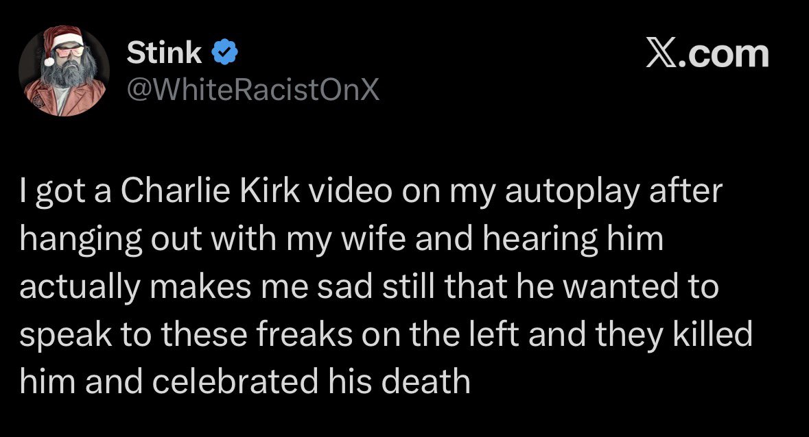 maadcore's tweet photo. @WhiteRacistOnX @fusekid01 @DiscussingFilm Idk about that. Here you are talking about how upset his beautiful shooting makes you 😢 how you cry about it to your wife 😢 how we celebrate his death 😢 and its not even kirkversary yet. You’re gonna love this month. Sit tight. https://t.co/sZhk0Cdw9y