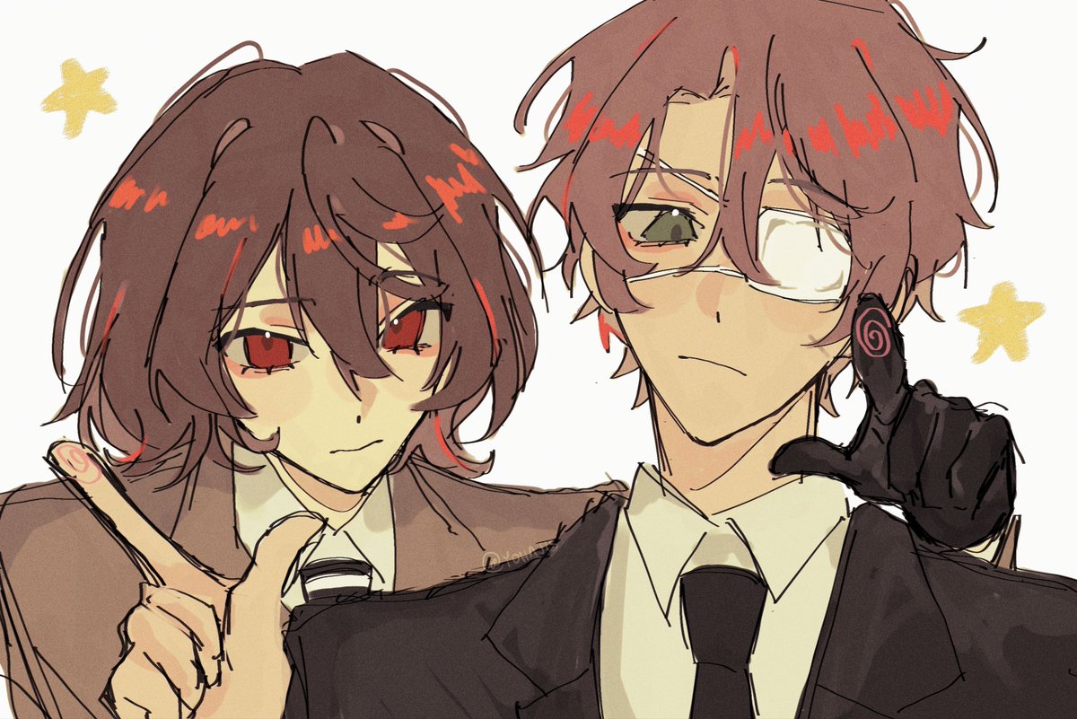 yohajis's tweet photo. i cant be the only target audience #akechi #saheon https://t.co/k32y96af58