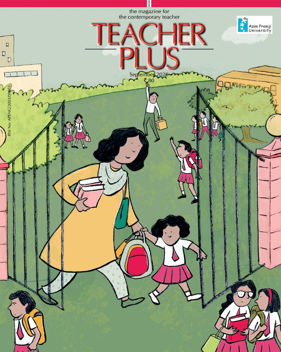teacherplusmag's tweet photo. We're excited to share the cover of our #September issue! Stay tuned for some heartwarming stories about #teaching and #learning. https://t.co/qDifJTTrBK
