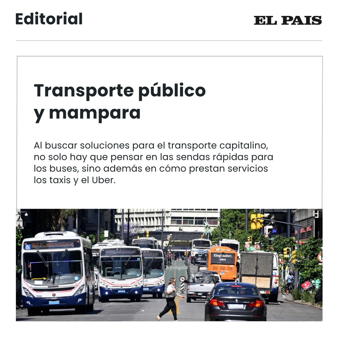 elpaisuyopinion's tweet photo. Después que se supo que lo del túnel por 18 de Julio no se concretaba y que la mejor alternativa era llenar la principal avenida con numerosos carriles para diferentes usos, entre ellos la senda para los buses eléctricos, el tema quedó acallado https://t.co/zvPuonztdv https://t.co/dJpfxsPbV1