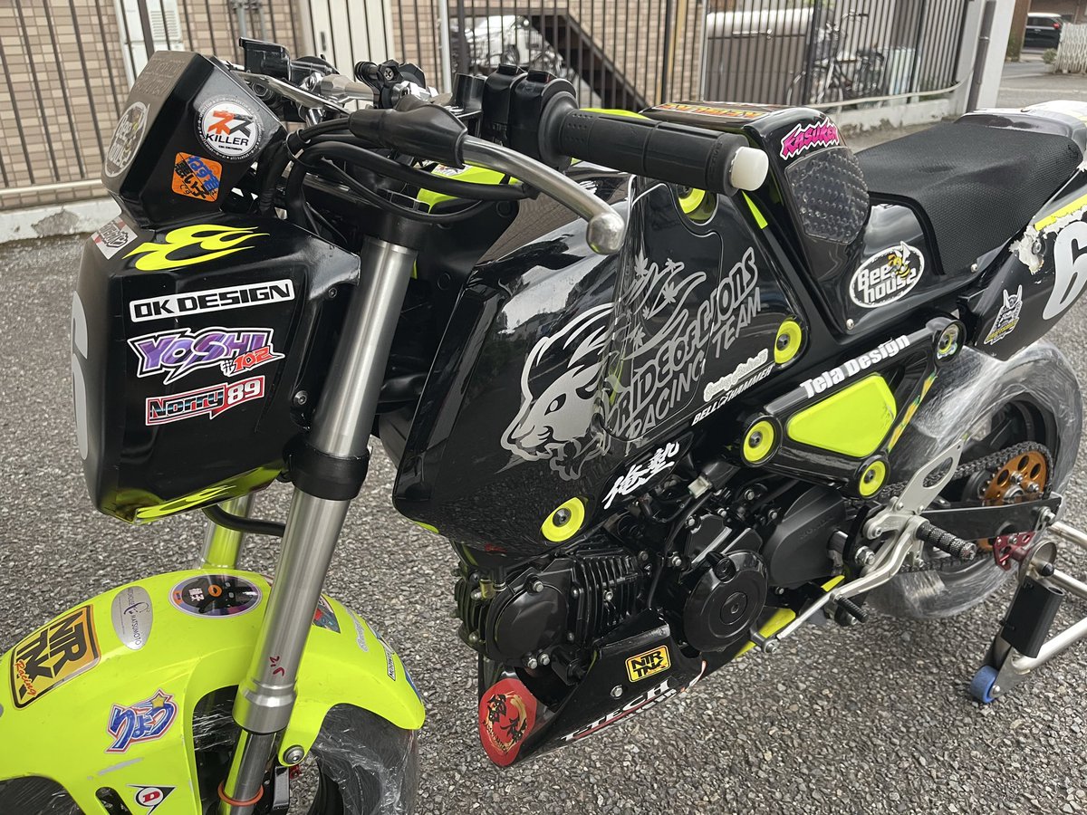 6Hico's tweet photo. 旧コースのセットデータを振り返り、フロント荷重のセットに変更しました😆
ハンドルまで変えるメンドーなことに🤣
桶スポではほぼ初のベステ13.7kg投入して、前後の荷重移動で曲げるセット😙
進入のブレーキでいかに向き替えるがポイント☝️
さて、ライダーの感覚が元に戻るかな?🤣
#俺塾
#Ver2 https://t.co/VmgCgOWkBw