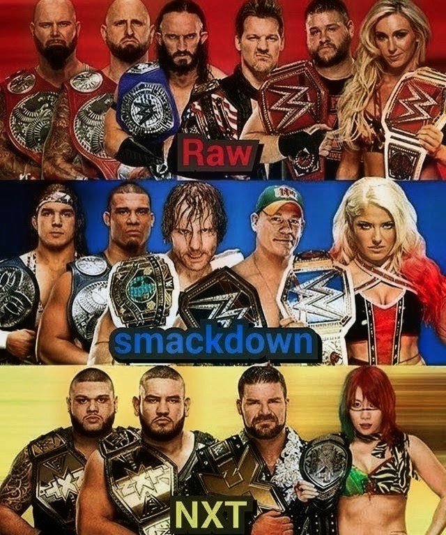Toobusy001's tweet photo. 2017 hit DIFFERENT. Which brand was running the game during this era Raw, SmackDown, or NXT? https://t.co/cuqVKNGk2k