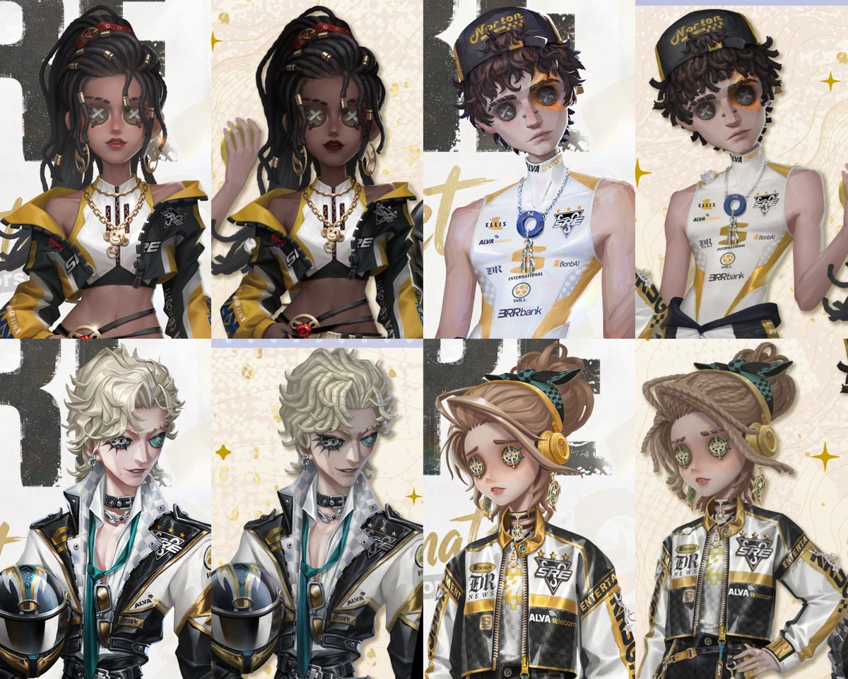 idvlogic's tweet photo. Enchantress's skin tone has been fixed in the new Esports merch, and she also has darker lipstick. Her hair has also been fixed, along with the other team members' hair, as it was previously depicted as human hair instead of yarn. https://t.co/jQZk7EqqCD
