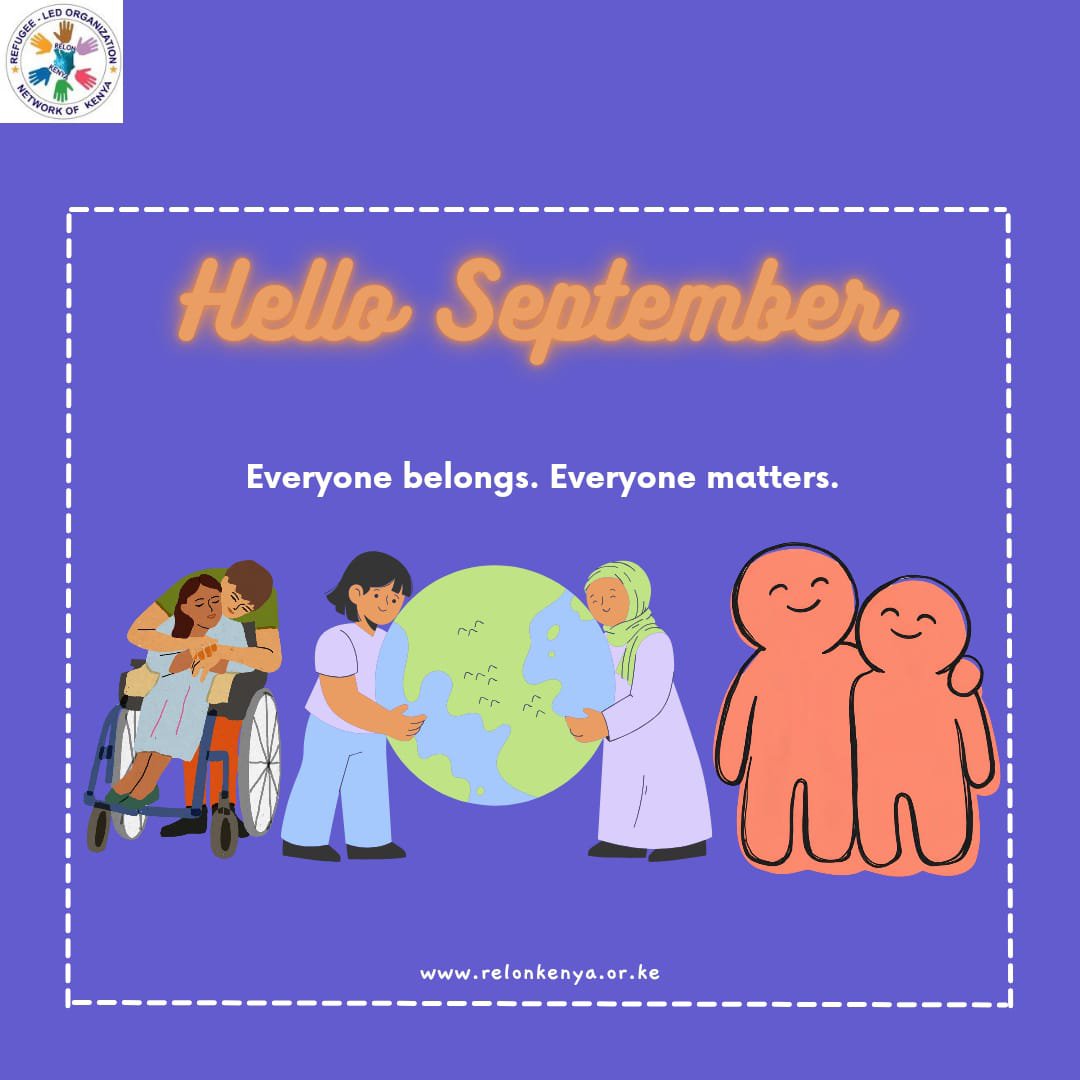 relon_kenya's tweet photo. Refugee inclusion is everyoneβs responsibility. Speak up, show solidarity, open doors, and help build communities where refugees are not just welcomed, but valued and empowered to thrive.
#September #EveryoneBelongs #EveryoneMatters #RefugeeInclusion #RefugeeRights #RELONKenya https://t.co/OO3C4fBVHQ