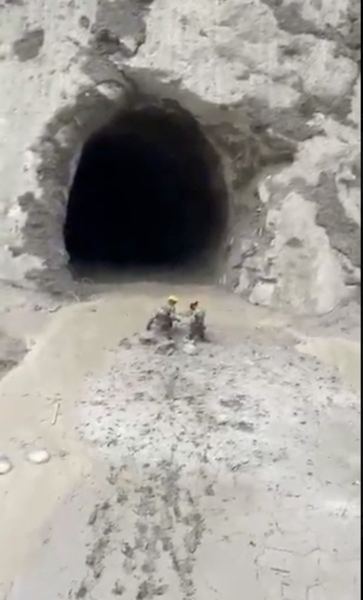 HeyItsMegha's tweet photo. Most people watching the Trishuli hydropower tunnel rescue are seeing “workers trapped inside a hydropower tunnel.”

But I wanted to understand what rescuers are actually trying to reach after Nepal Flood.

This is roughly how Upper Trishuli-1 is laid out.

It isn't simply a hole going into a mountain.

Water travels through a ~9.7 km underground headrace tunnel, connects to the pressure system, reaches an underground powerhouse, and eventually returns to the river.

Now imagine that underground system after a massive flood and debris flow.

The entrance can be buried.

Access can be blocked.

And somewhere beyond that entrance, there can be kilometres of mountain between the rescuers and the people they're trying to reach.

That's the part I hadn't understood when I first saw the rescue news.

We see rescuers working at an entrance and think:

“Why can't they just go inside?”

But what if the entrance itself is the problem?

And if mud and debris have entered the system, how far inside has it travelled?

Could the tunnel still be physically passable?

Could air, water, electricity or structural damage become additional problems deeper inside?

I don't know the answers.

If you understand hydropower tunnels, underground construction or disaster rescue, what do you think is the biggest challenge once a tunnel like this is hit by a flood?

Note - The diagram is a simplified illustration of the project layout, not a map showing the exact location of trapped workers.