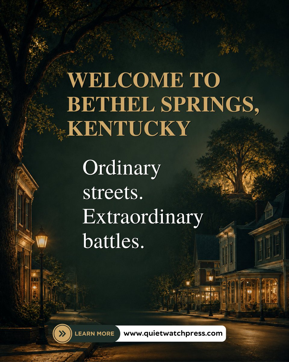 quietwatchpress's tweet photo. Welcome to a town where ordinary isn't always what it seems.

Bethel Springs looks peaceful, but beneath its familiar streets, something extraordinary is unfolding, and Lillian is beginning to see it.

#bethelsprings #thesentinelsight #yafantasy #bookstagram #quietwatchpress https://t.co/cQG6cA6DaZ