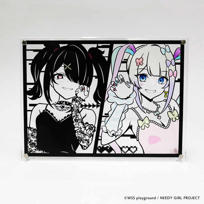 KIRITORIE_PR's tweet photo. ＼キリトリエ詳細解禁📣／

TVアニメ『NEEDY GIRL OVERDOSE』より
描き下ろしイラストの
超てんちゃん＆あめちゃんがキリトリエに💓

📅9/25(金)12時～販売開始！

▼商品詳細
https://t.co/F1ZRHhb78u

さらに姉妹店 キャラ印.com（ @Charain_Com） でも
ニディガ新グッズを同時発売予定🎀

#ニディガ https://t.co/9qrmUnY2q3