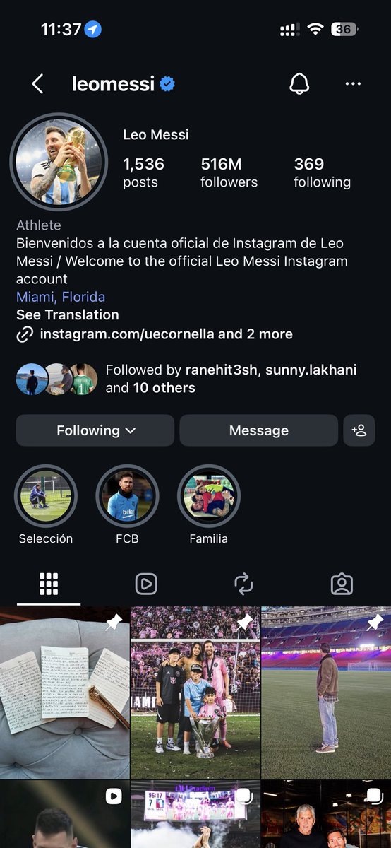 1998Karan02's tweet photo. Messi loves Barcelona so freaking much. He has FCB as the only club in his highlights https://t.co/PxUjMirNgP