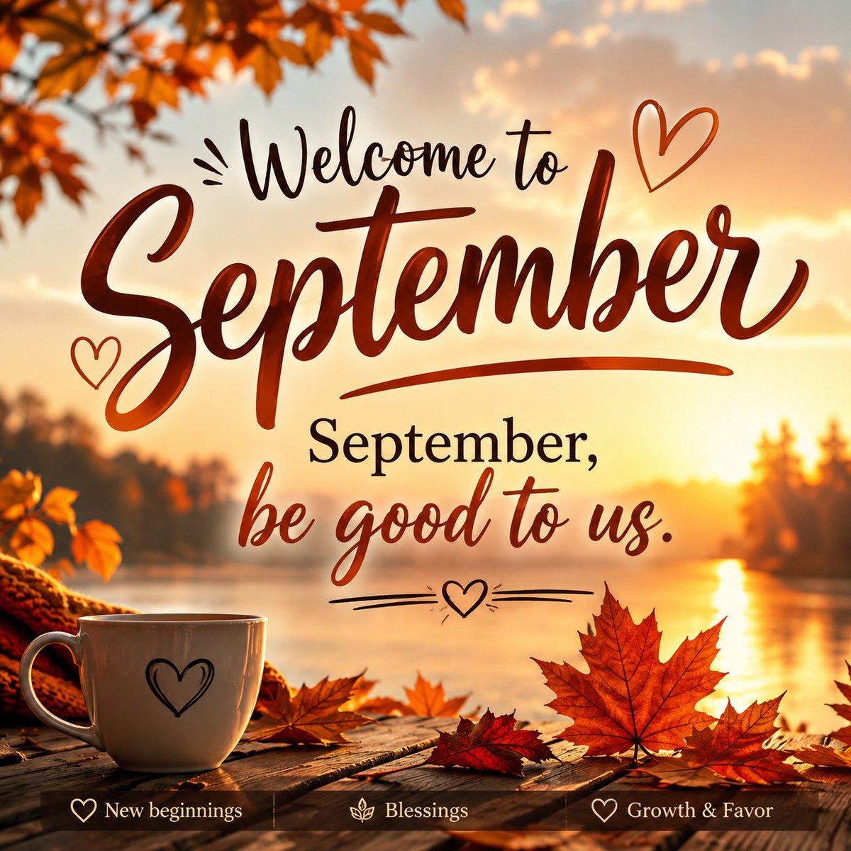 Web3elevation's tweet photo. Happy New Month Everyone 

Welcome to September, the month of fresh beginnings, new opportunities, and answered prayers.

May this month bring you peace where there has been worry, strength where you've felt weak, and open doors where you've faced delays.

Keep believing. Keep showing up. Your consistency will pay off.

Wishing you a month filled with favor, growth, good health, and countless reasons to smile.

Let's make September unforgettable. 🙏❤️