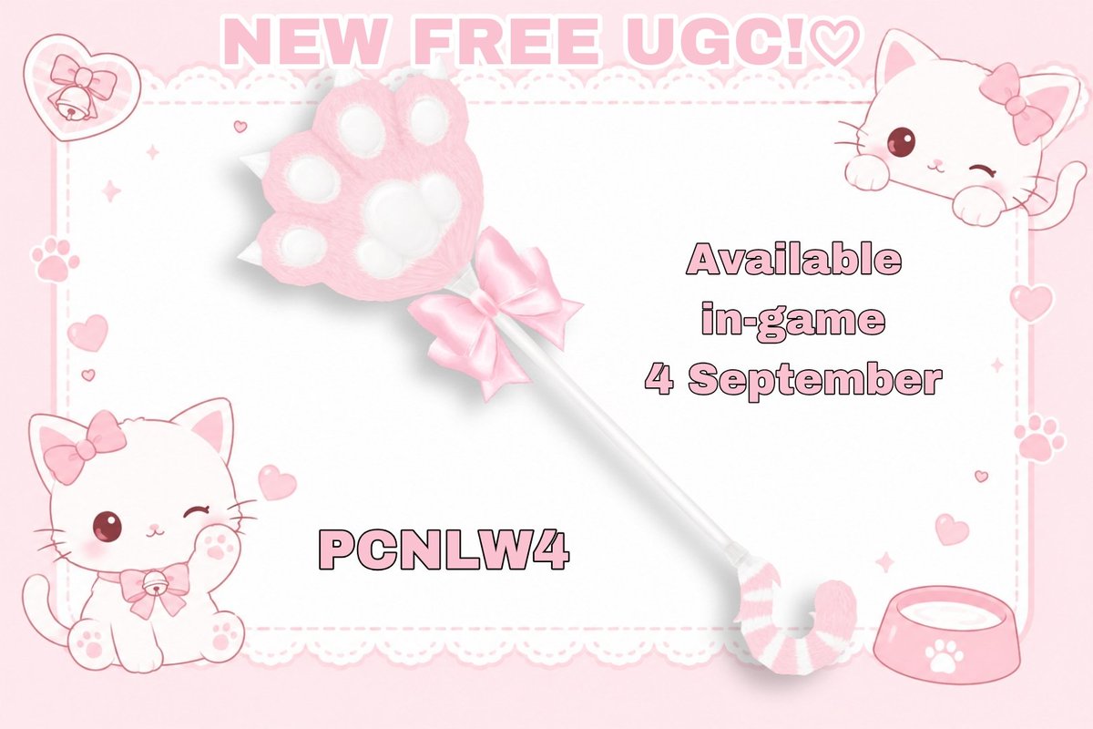 LilyluneUGC's tweet photo. ROBLOX FREE UGC LIMITED! 🩷

Get it for free here: https://t.co/JzCeZ4EXLW

Item: https://t.co/7ohMwJMbkB

#Roblox #FreeUGC #RobloxUGC #RobloxFreeUGC https://t.co/1AcJ6BmqpG