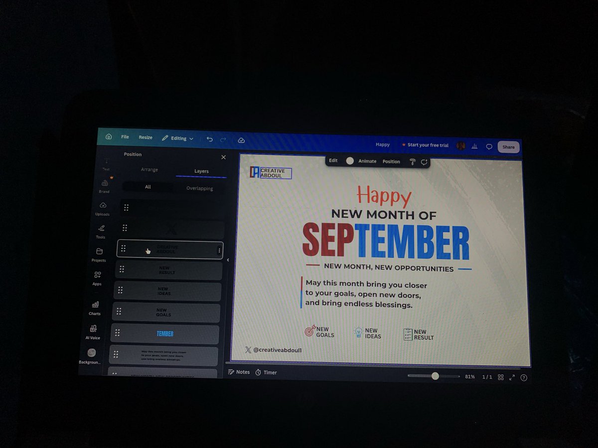 Creativeabdoul1's tweet photo. ✨ Happy New Month! ✨
May this new month bring us endless blessings, good health, happiness, peace, and success. 🤲❤️
May every closed door open, every prayer receive an answer, and every dream move closer to reality.
Happy New Month, everyone! 🎉❤️ https://t.co/mFwkoLe6XC