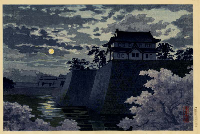 aMacGyverism's tweet photo. 土屋光逸 － 大阪城の月夜
Tsuchiya Koitsu
#art #新版画 #shin_hanga
[浮世絵 / Ukiyoe / 創作版画] https://t.co/TeD6PIZq19