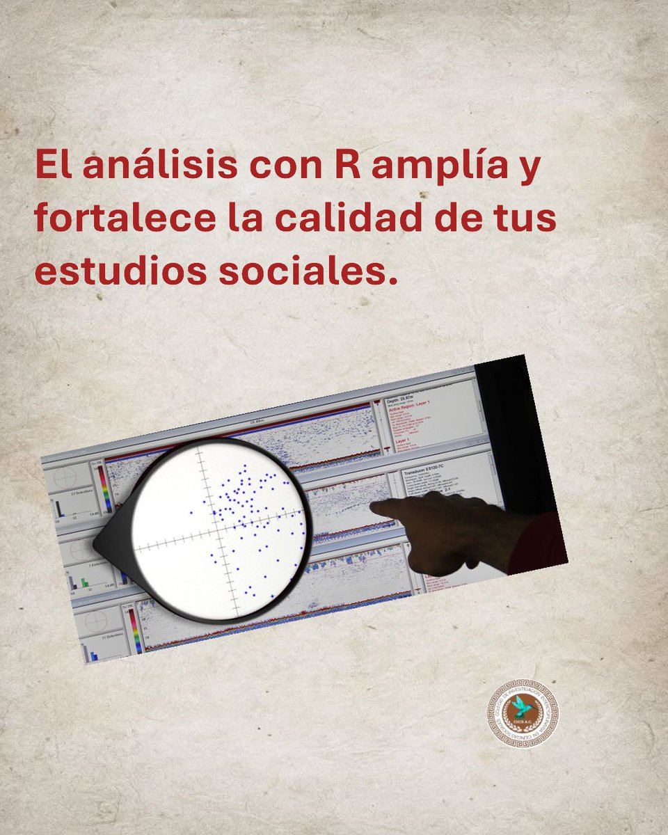CIICS_AC's tweet photo. Taller asincrónico: "Introducción a R para ciencias sociales", con el Biol. Mol. Julián Grandvallet. Aprender R desde cero nunca fue tan accesible: tres sesiones prácticas, en línea y a tu ritmo. Inscripciones abiertas por este medio o al Whatsapp 52 272 104 3709 https://t.co/7jp3J2m8PY