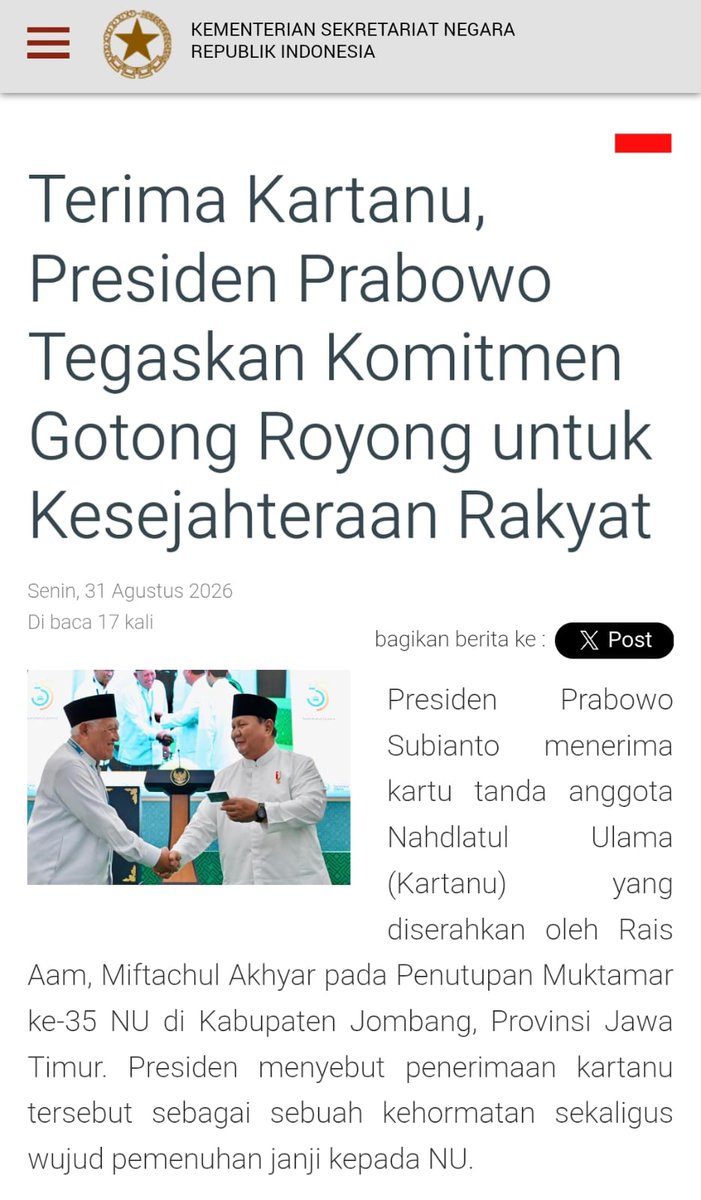 idaparidaa's tweet photo. Instansi pusat, pemerintah daerah, swasta, dan perusahaan negara bekerja sama. Bukan semata-mata laba, melainkan tanggung jawab sosial untuk rakyat.
Utamakan Kemaslahatan Bangsa https://t.co/EoSft5zW44