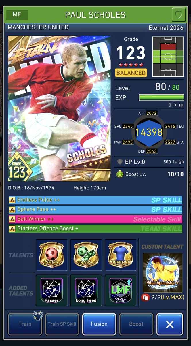 bbcfut's tweet photo. Got the new Scholes! Is he better as a defensive midfielder in my team?

#ウイコレ https://t.co/EbjjEoeOXC